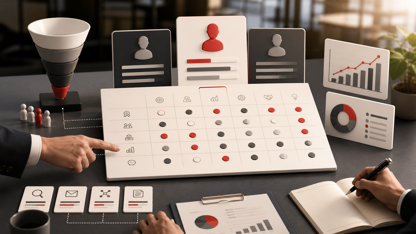 B2Bマーケティング代行会社の比較を表すサムネイル