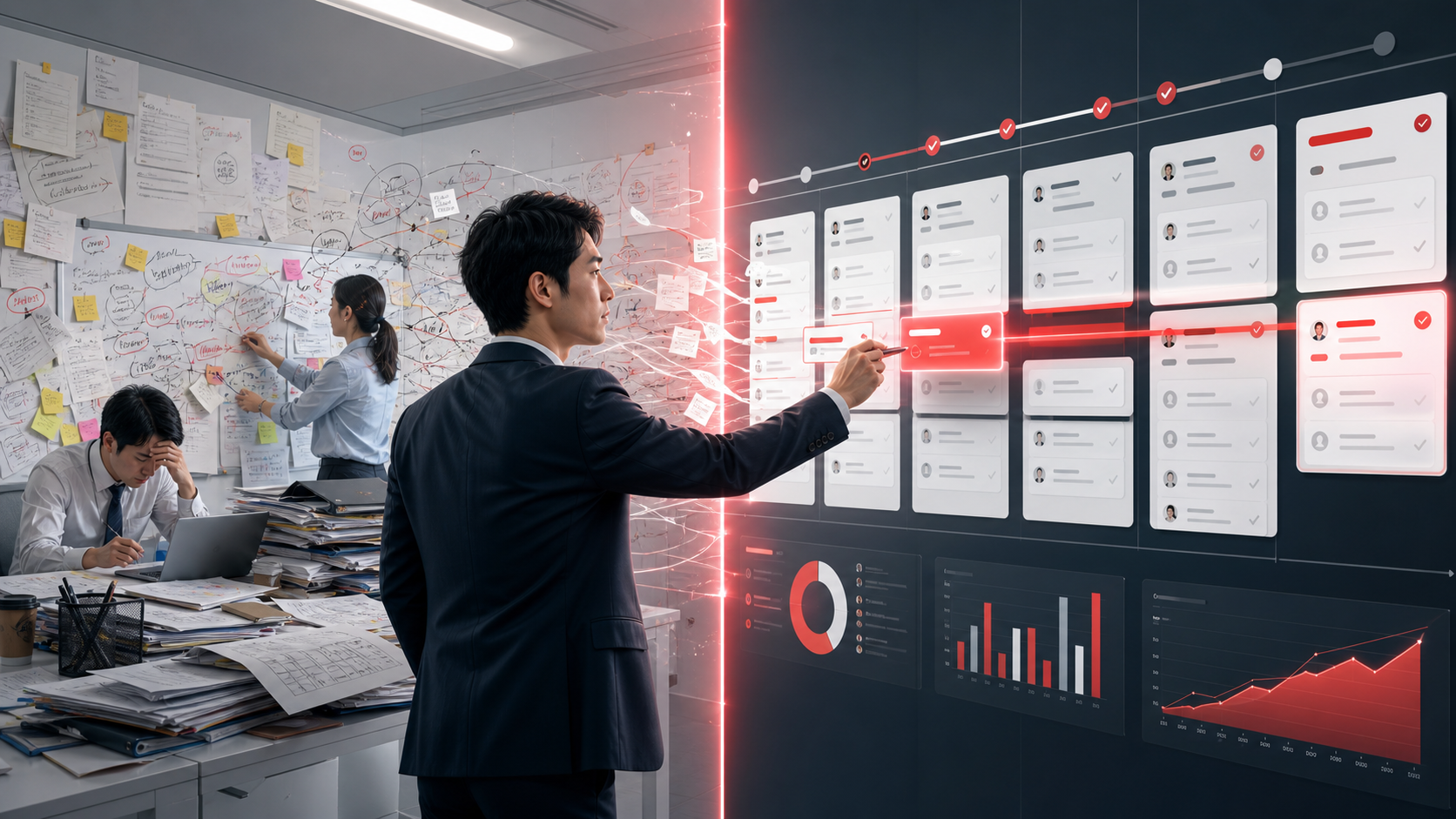 SFA導入と営業DXの整理を表すサムネイル